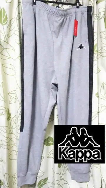 미사용 카파 5L 사이즈 스웨트 팬츠 저지 kappa