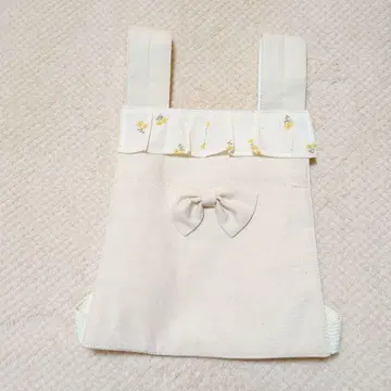 563 라이트 베이지 프릴 소꿉놀이 멜짱 아기띠 인형 캐리어