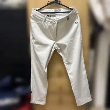 chris.b 화이트 팬츠 여성용 골프