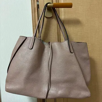 새상품급 GIANNI CHIARINI 핑크 토트백 리버서블