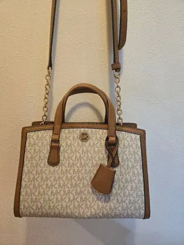 Michael Kors 숄더백 화이트 브라운