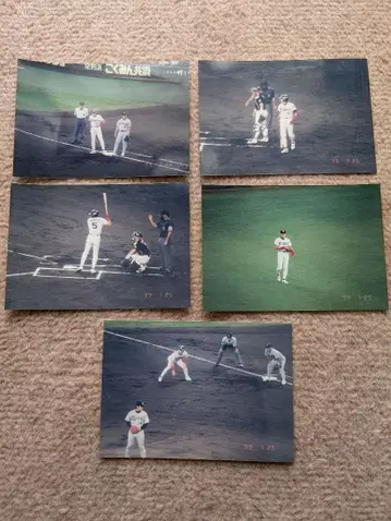 올스타 1999년 신조 타카시 브로마이드 5장 세트 고시엔