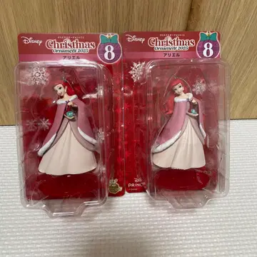 Disney 크리스마스 오너먼트 2025 아리엘 2체 세트