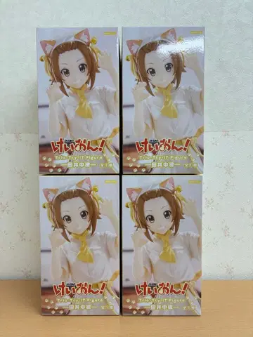 케이온! Trio-Try-iT Figure 타이나카 리츠 4개 세트