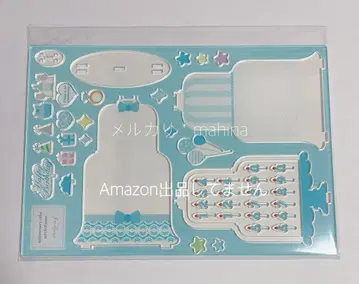 후쿠야 애니버서리 케이크 아크릴 프레임 요구르트 라이트 블루 스카이블루