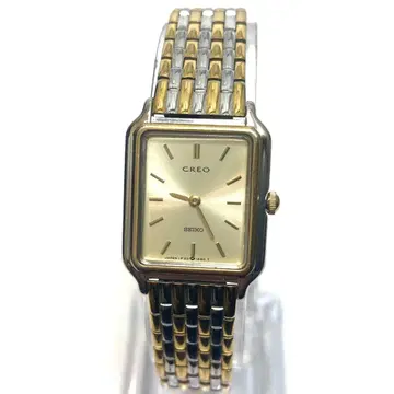 SEIKO CREO 세이코 쿼츠 여성용 손목시계