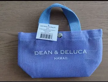 새상품 DEAN&DELUCA 하와이 한정판 메쉬 토트백 블루 XS 사이즈