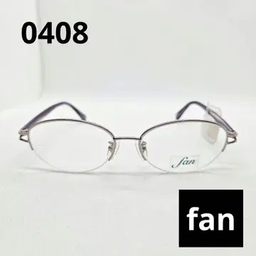 fan 실버 오벌 프레임 안경 0408