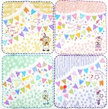 해피 마칭 팬 미니 타월 세트 4장 도쿄 디즈니 리조트