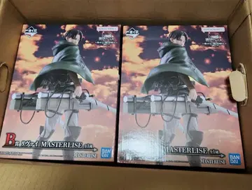 [ 미개봉 새상품 ] 제일복권 진격의 거인 B상 리바이 2개 세트