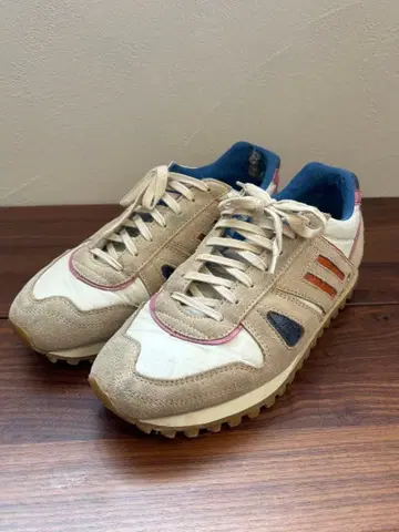 ZDA 베이지 스웨이드 메쉬 스니커즈