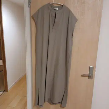 le Glazik 슬리브리스 롱 원피스 그레이 36