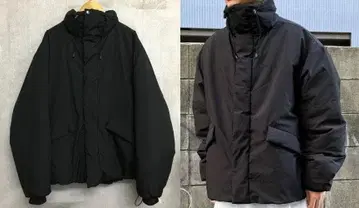 CPCM 스탠드넥 방한 충전솜 패딩 블루종