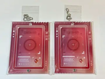 후쿠야 AGF 아크릴 프레임 그래비티십 레드 2개