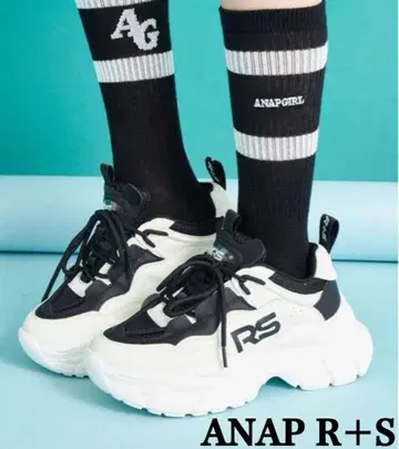 ANAP R+S ANAPGIRL 통굽 대드 스니커즈 M