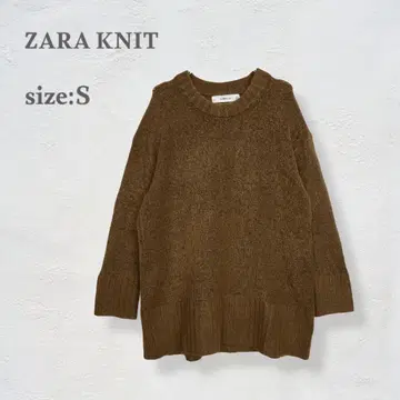 자라 ZARA KNIT 니트 튜닉 스웨터 루즈핏 릴렉스 니트 둥근넥