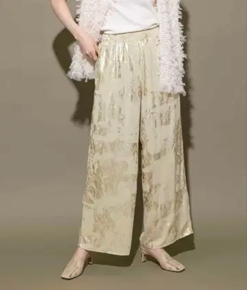 Eimee Low 호일 프린트 릴랙스 팬츠