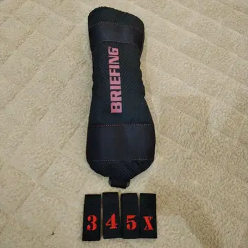 새상품급 골프헤드커버 브리핑 BRIEFING 유틸리티용 블랙