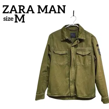 ZARA MAN [ M ] 밀리터리 자켓 올리브 그린