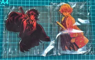 극장판 귀멸의 칼날 무한열차편 키 비주얼 아크릴 스탠드 젠이츠 카이가쿠