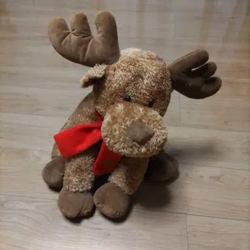 루돌프 봉제 인형 빨간 스카프 포함