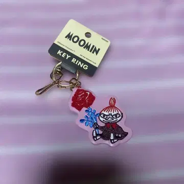 무민 아크릴 자수 키링 리틀 미이