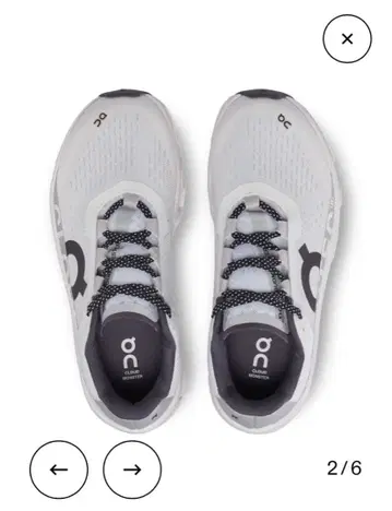 [ 미사용 새상품 ] On Cloud monster 화이트 25.5cm