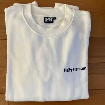 헬리 한센 트레이닝복 맨투맨 화이트 사이즈 L