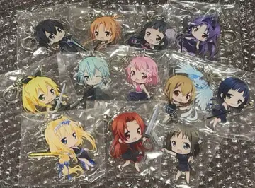 소드 아트 온라인 엑스 크로니클 도쿄 아크릴 키링 12개