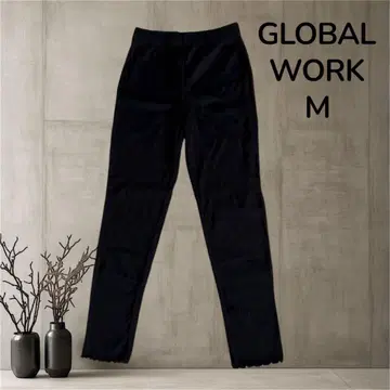 GLOBAL WORK 글로벌 워크 리브 레깅스 M 블랙