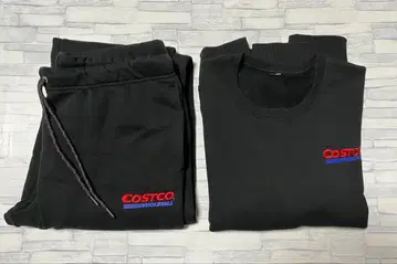 정품 코스트코 블랙 맨투맨 상하의 세트 레어