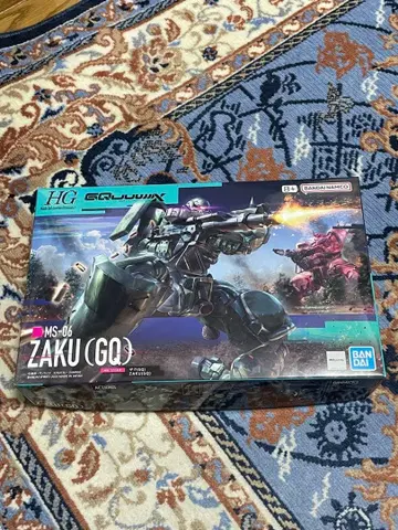 미조립 신품 HG GQ 양산형 자쿠 기동전사 건담 지크 액스