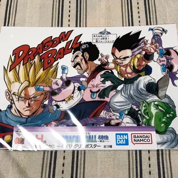 드래곤볼 40주년 클리어 포스터 제일복권