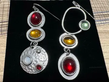 다층 구조의 모던 귀걸이