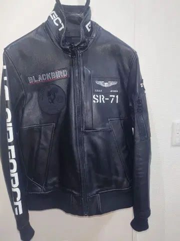 AVIREX 가죽 자켓 블랙버드 BLACKBIRD