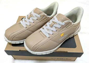 골든 베어 베이지 스니커즈 22.5 EEE 핑크 베이지