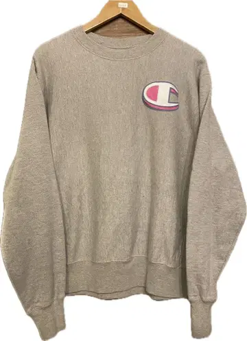 Champion 그레이 맨투맨 SOULCYCLE