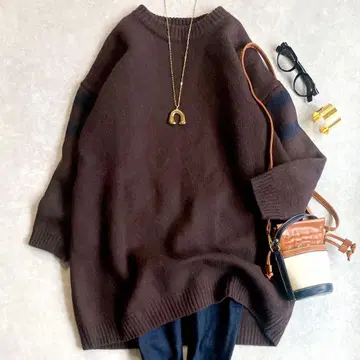 인기 플라주 BACK 인터샤 미니 원피스 니트 튜닉