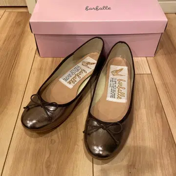 파르팔레 메탈릭 브라운 플랫슈즈