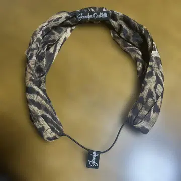 Jennifer Ouellette 레오파드 무늬 헤어밴드 머리띠