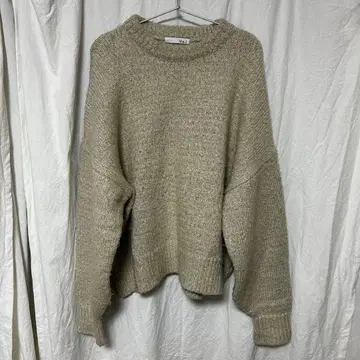 CANAL JEAN via.j 니트 오버 사이즈 38