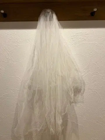 웨딩 베일 빗 포함 화이트 라메 믹스