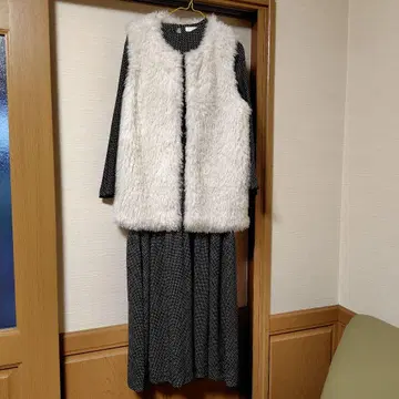 볼지 퍼 베스트와 원피스