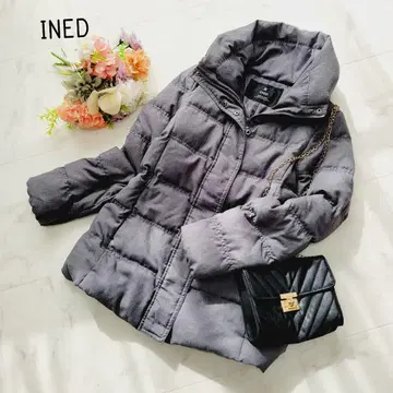 이네드*INED*그레이 다운 자켓*사이즈 38 플랑드르