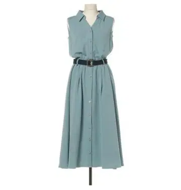 레이디 아젤 롱 원피스 허리 벨트 포함