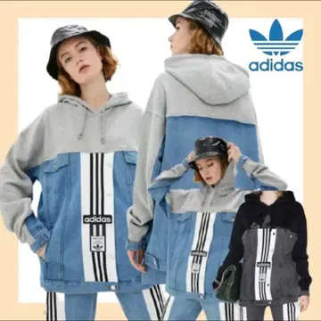adidas 애디블레이크 데님 후드티
