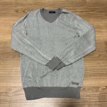 BLACK LABEL CRESTBRIDGE 그레이 V넥 스웨터 M