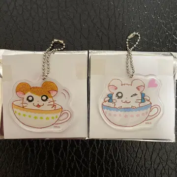 꼬마햄찌 하무타로 하무타로 카페 아크릴 키링