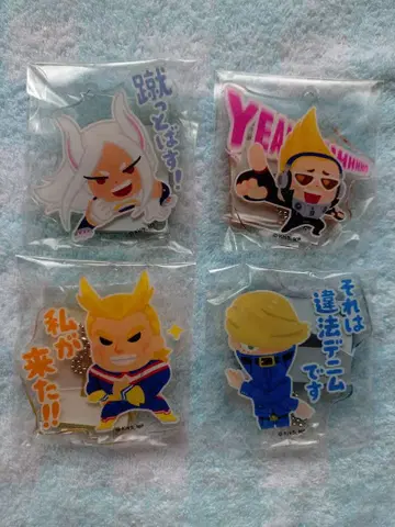 나의 히어로 아카데미아 이라스토야 아크릴 스탠드 세트 4