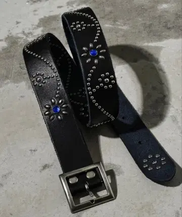 A'GEM/9x.kom [ A'gem/에이젬 ] 플라워 스터드 벨트